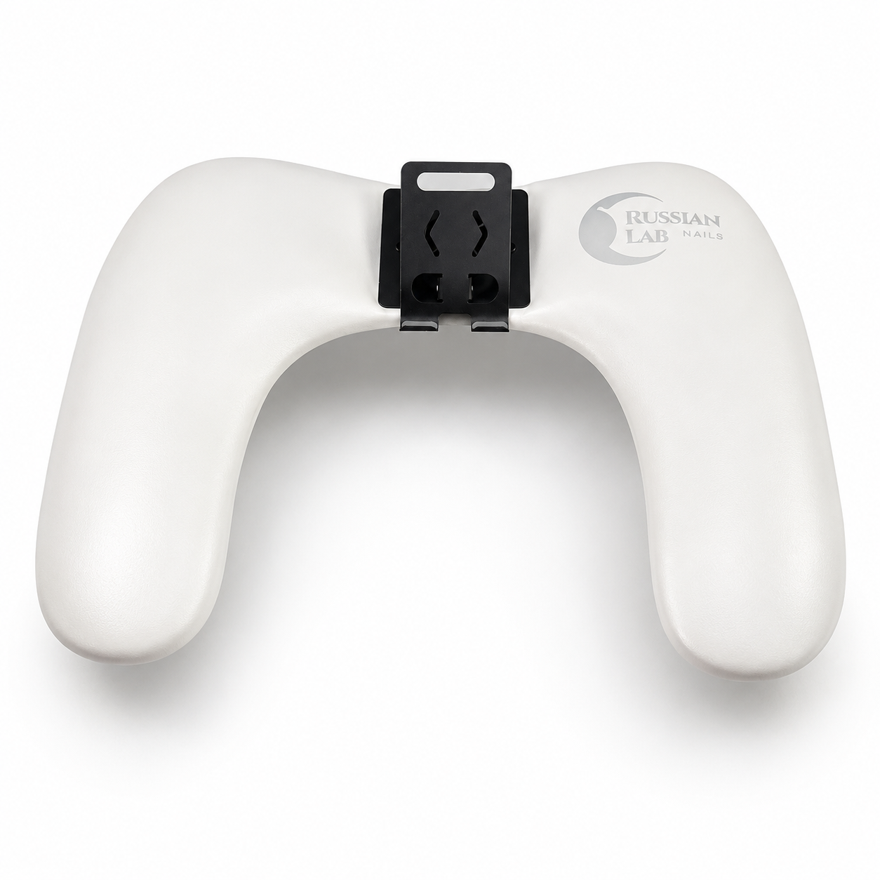Poggiabraccio Professionale White Gold con Supporto Smartphone | Russian Lab Nails